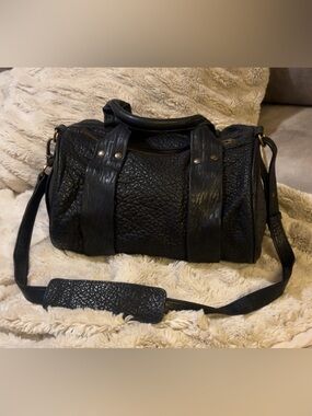LIKE NEW | Alexander Wang | Black Pebbled Leather Handbag Duffel Women’s